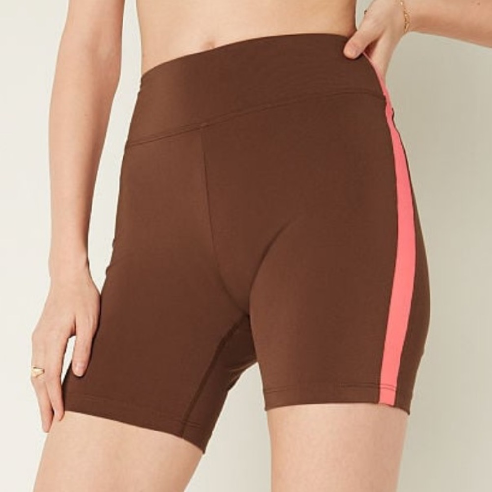 PINK VS 6” Soft Ultimate High Waist Biker Shorts In Soft Cappuccino XS